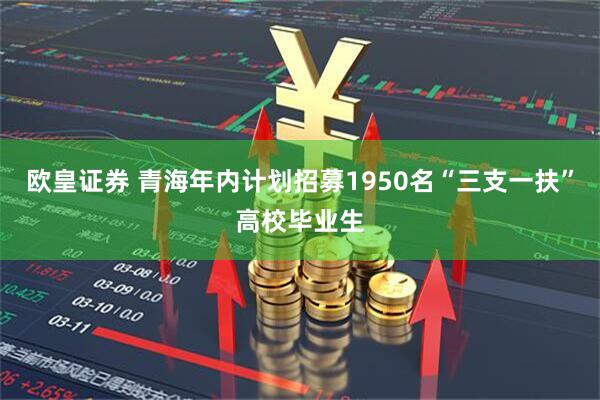 欧皇证券 青海年内计划招募1950名“三支一扶”高校毕业生