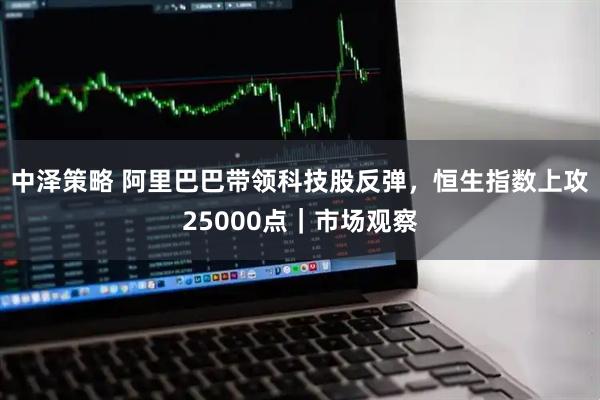 中泽策略 阿里巴巴带领科技股反弹，恒生指数上攻25000点｜市场观察