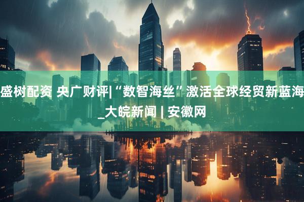 盛树配资 央广财评|“数智海丝”激活全球经贸新蓝海_大皖新闻 | 安徽网